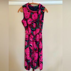 Vibrant dress by Talbots. Size 10. Excellent condition